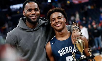 Ο γιος του ΛεΜπρόν Τζέιμς δήλωσε συμμετοχή στο επερχόμενο draft του ΝΒΑ!
