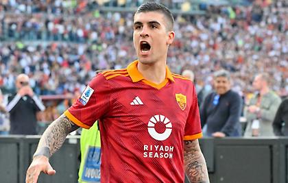 Νίκησε με κεφαλιά τον Μανδά και άνοιξε το σκορ για τη Ρόμα ο Μαντσίνι