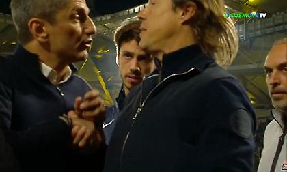 Ένταση μεταξύ Αλμέιδα και Λουτσέσκου στη φυσούνα μετά τη λήξη του ντέρμπι