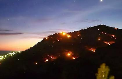 Βελτιωμένη η εικόνα της φωτιάς στο Λασίθι: Ισχυρές πυροσβεστικές δυνάμεις θα παραμείνουν σε επιφυλακή