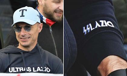 Ο Στέφαν Ράντου παρακολούθησε το ντέρμπι της Λάτσιο με τη Ρόμα φορώντας φούτερ με ναζιστικό σύμβολο