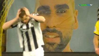 Κοντά στην ισοφάριση με κεφαλιά του Κεντζιόρα ο ΠΑΟΚ