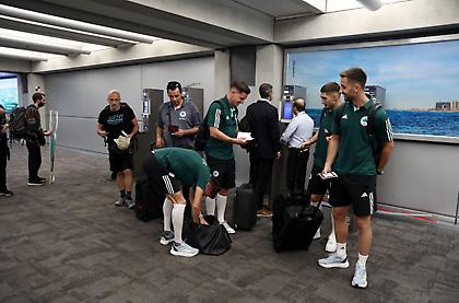 Παναθηναϊκός: Συνάντηση με την αποστολή του ΠΑΟΚ, χειραψία Τερίμ-Αναστασιάδη