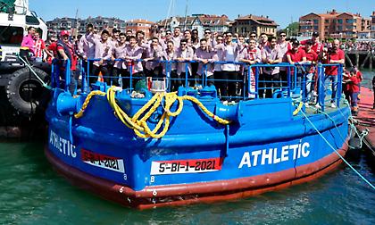 Ιστορικές στιγμές στο Μπιλμπάο: Χιλιάδες φίλοι της Αθλέτικ περιμένουν την «Gabarra» να πλεύσει ξανά μετά από 40 χρόνια!