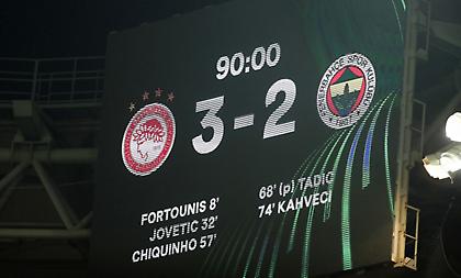 Πρώτη νίκη για τον Ολυμπιακό σε ευρωπαϊκά προημιτελικά