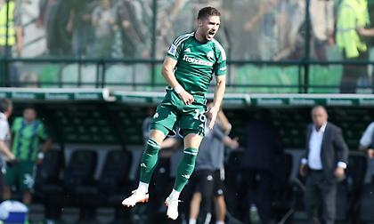 Άμεση απάντηση του Παναθηναϊκού με «ξερό» σουτ Τσέριν και 1-1!