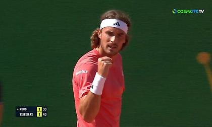 Ιδανικό ξεκίνημα και μπρέικ από νωρίς για τον Τσιτσιπά