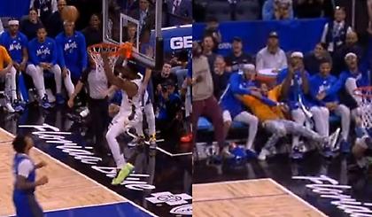 Ο Θανάσης Αντετοκούνμπο αστόχησε σε κάρφωμα και ο πάγκος του Ορλάντο τον χλεύαζε