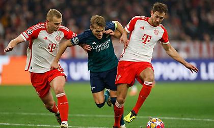 Live: H αναμέτρηση ανάμεσα σε Μπάγερν και Άρσεναλ για την πρόκριση στoυς «4» του Champions League (1-0)