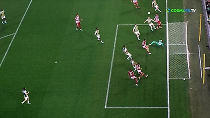 Έχασε τεράστια διπλή ευκαιρία στην παράταση με δοκάρι και απομάκρυνση πάνω στη γραμμή ο Ολυμπιακός