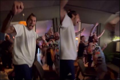 «Ναι μωρή κ@@@@»: Οι έξαλλοι πανηγυρισμοί του Πρίντεζη για την πρόκριση του Ολυμπιακού!