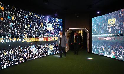 Ο εντυπωσιακός προθάλαμος στο Μουσείο Ιστορίας της ΑΕΚ