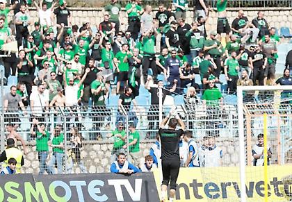 «Πρασίνισαν» τη Λαμία οι φίλοι του Παναθηναϊκού