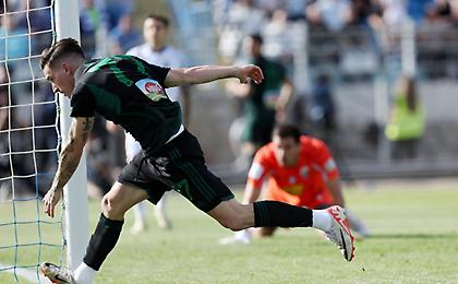 Σκόραρε με την πρώτη του επαφή στο ματς και έδωσε προβάδισμα στον Παναθηναϊκό ο Βέρμπιτς