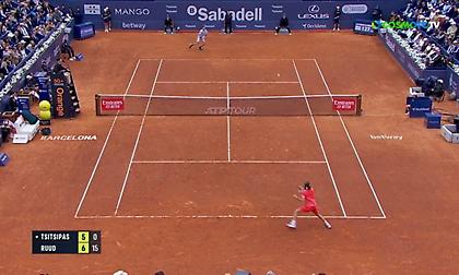 Πήρε το πρώτο σετ από τον Τσιτσιπά ο Ρουντ