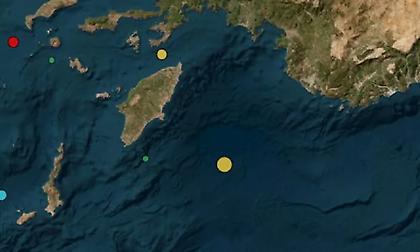 Σεισμός 4,4 Ρίχτερ ανοιχτά της Ρόδου
