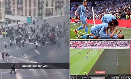 Οπαδοί της Γιουνάιτεντ αποχώρησαν από το Γουέμπλεϊ μετά το 4-3 της Κόβεντρι και όταν ακυρώθηκε επέστρεψαν... τρέχοντας!