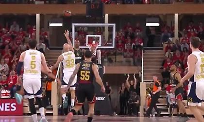 Απίθανο buzzer beater του Καλάθη με floater από τα 8 μέτρα!