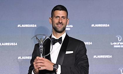 Κορυφαίος στα βραβεία Laureus ο Τζόκοβιτς
