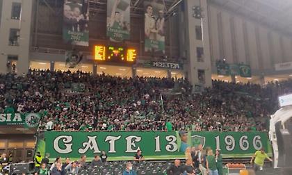 Μαγική ατμόσφαιρα στο πέταλο των οργανωμένων σχεδόν μία ώρα πριν το Game 2 του Παναθηναϊκού!