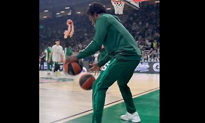 Παναθηναϊκός: Τα εντυπωσιακά drill skills του Ναν πριν το τζάμπολ του Game 2 με τη Μακάμπι!