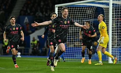 Ντε Μπρόινε: Πρώτο γκολ με κεφαλιά στην Premier League μετά από 10 σεζόν!