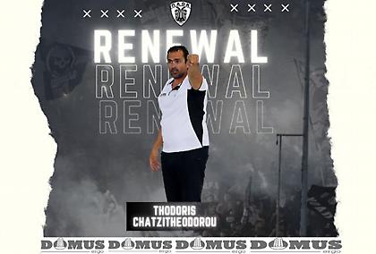 Ανανέωσε με τον Χατζηθεοδώρου μέχρι το 2026 ο ΠΑΟΚ