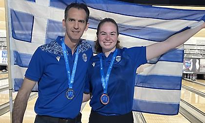 Χρυσός ο Σέρελης, χάλκινη η Γιανναδάκη και συνολικά επτά μετάλλια για την Ελλάδα στο Μεσογειακό Πρωτάθλημα Μπόουλινγκ