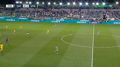 Τρεις ευκαιρίες μέσα σε τέσσερα λεπτά για τον Παναθηναϊκό!