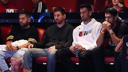 Είδε το Χιτ-Σέλτικς στο Μαϊάμι ο Μέσι μαζί με εκλεκτή παρέα