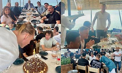 Ο Βίντα γιόρτασε τα γενέθλιά του με όλη την ΑΕΚ και τον Μελισσανίδη