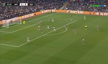 Ισοφάρισε τον Ολυμπιακό με απίθανο γκολ του Ντιαμπί η Άστον Βίλα