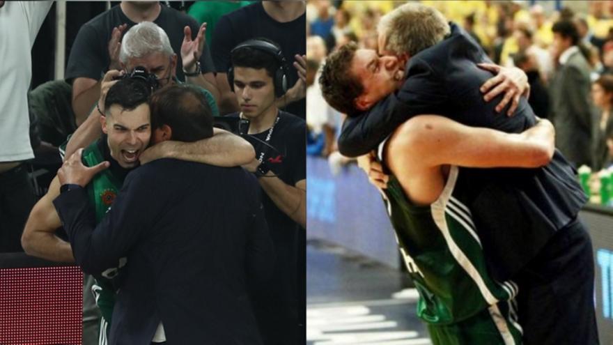 Μια «πράσινη» αγκαλιά που θα παραμείνει διαχρονική: Αταμάν - Σλούκας, όπως Ομπράντοβιτς και Διαμαντίδης!