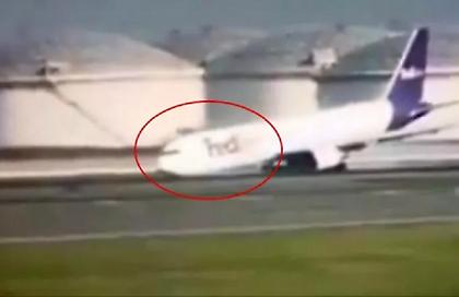 Τρομακτική προσγείωση αεροπλάνου cargo στην Κωνσταντινούπολη – Δεν άνοιξαν οι τροχοί!