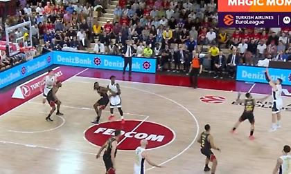 Μονακό-Φενέρμπαχτσε: Σκόραρε με buzzer-beater τρίποντο από τα 8 μέτρα ο Γκούντουριτς!