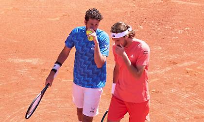 Αποκλεισμός στο διπλό της Ρώμης για Τσιτσιπά