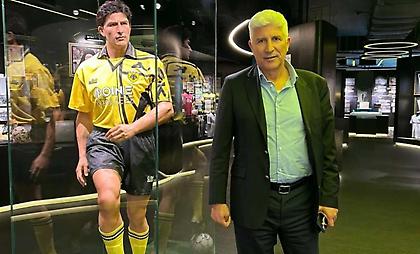 Επισκέφτηκε το μουσείο της ΑΕΚ ο Στέλιος Μανωλάς