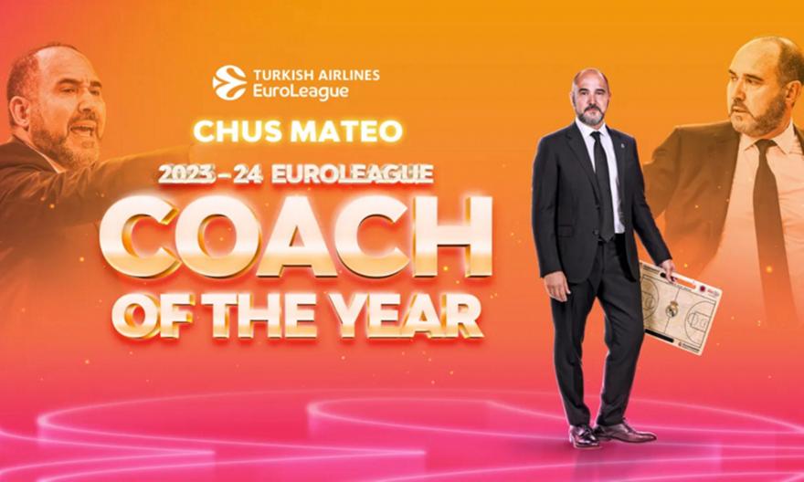 Προπονητής της χρονιάς στην Ευρωλίγκα ο Τσους Ματέο - Δεύτερος στη ψηφοφορία ο Αταμάν!