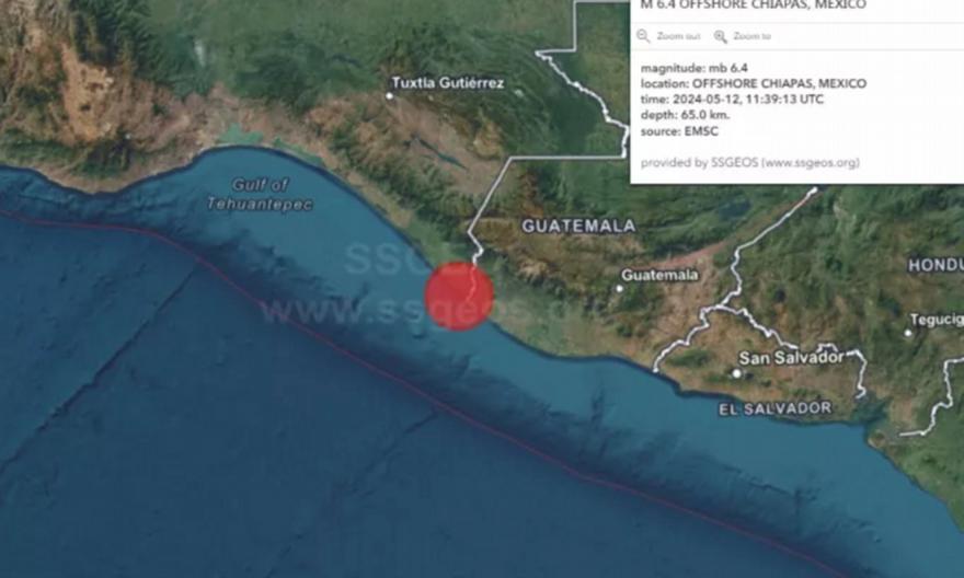 Ισχυρός σεισμός 6.3 Ρίχτερ στα σύνορα Μεξικού και Γουατεμάλας - Αναφορές για ζημιές