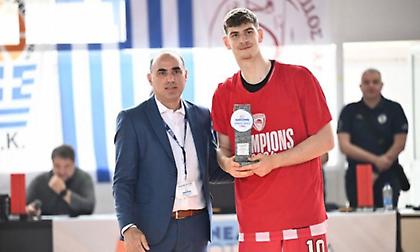 Πανελλήνιο Εφήβων: MVP ο Σπάρταλης, στην καλύτερη πεντάδα ο Αμπόση