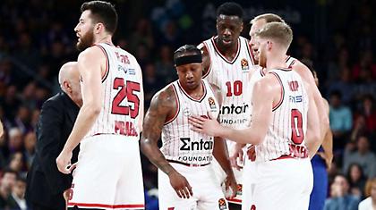 Πρώτη ομάδα που προκρίνεται στο Final Four και δεν έχει παίκτη στις κορυφαίες πεντάδες ο Ολυμπιακός!