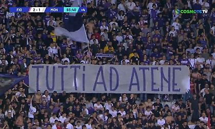 «Όλοι στην Αθήνα»: Μήνυμα των οπαδών της Φιορεντίνα για τον τελικό του Conference League!