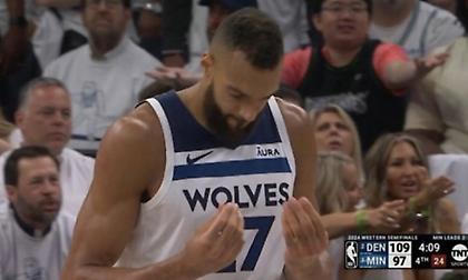 Βαριά «καμπάνα» του ΝΒΑ στον Γκομπέρ για ανάρμοστη συμπεριφορά προς τους διαιτητές!