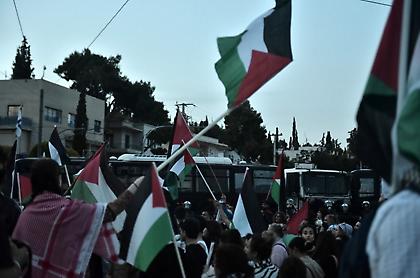 Ένταση στην πορεία διαμαρτυρίας για την Παλαιστίνη - Τρεις προσαγωγές