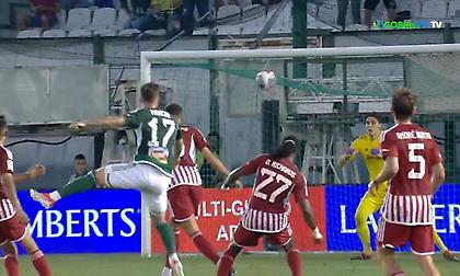 Τρομερή ενστικτώδης επέμβαση του Τζολάκη σε «κεραυνό» του Μαντσίνι!