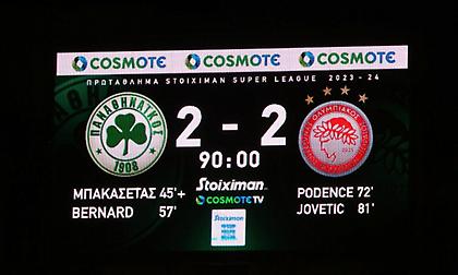 Τα highlights από το ισόπαλο ντέρμπι αιωνίων της Λεωφόρου