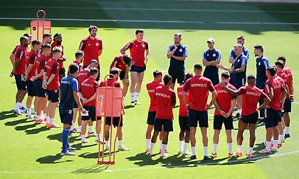 Μάρσαρε για Φιορεντίνα ο Ολυμπιακός - Δείτε φωτογραφίες από την προπόνηση