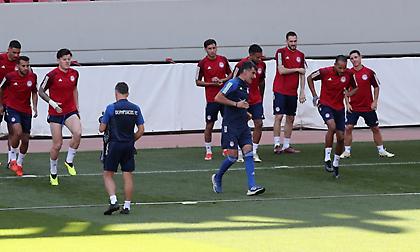 Live streaming: Η προπόνηση του Ολυμπιακού στο Καραϊσκάκη ενόψει του τελικού