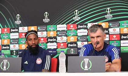 Live Streaming: Η Media Day του Ολυμπιακού ενόψει του τελικού του Conference League