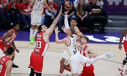 Τα highlights από την ήττα-αποκλεισμό του Ολυμπιακού κόντρα στη Ρεάλ Μαδρίτης